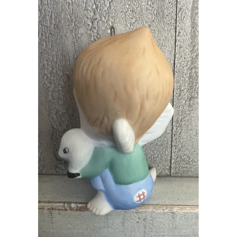 Hallmark 1985 Betsy Clark Hand Painted‎ Vintage Porcelain Figurine Ornament